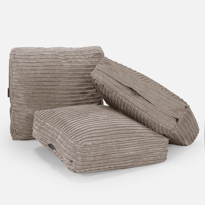 Iso Lattiatyyny - Vakosametti Harmaabeige 04