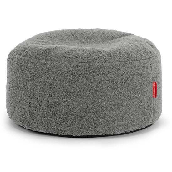 Iso Pyöreä Rahi Jakkara - Buklee Harmaa 01