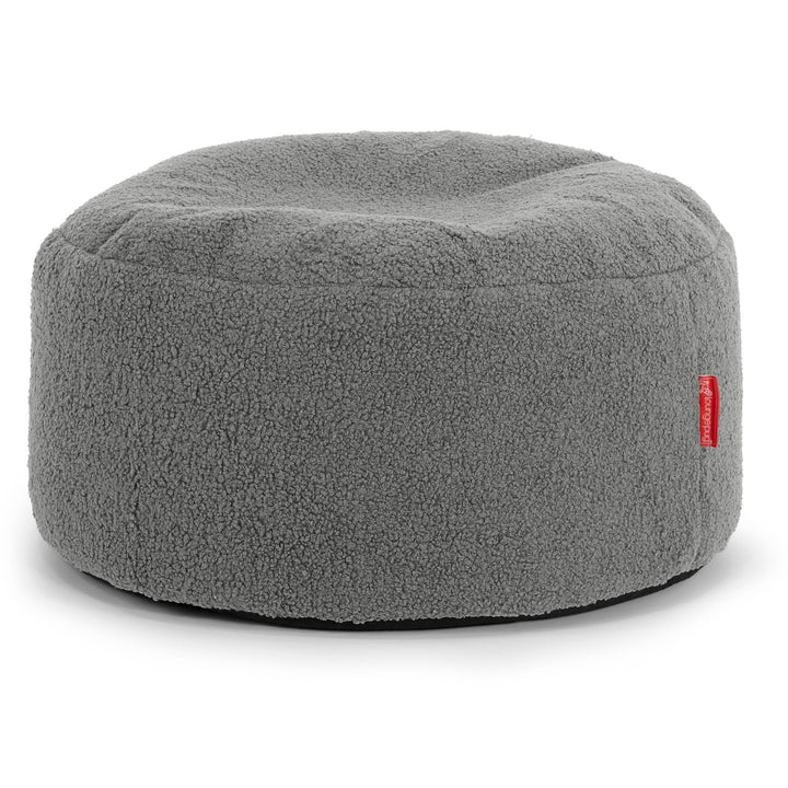 Iso Pyöreä Rahi Jakkara - Buklee Harmaa 01