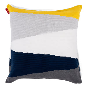 Jättityynynsuojus 70 x 70cm - Neulottu Väritäplä Monivärinen
