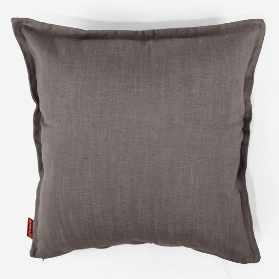 Jättityynynsuojus 70 x 70cm - Pellavan Näköinen Liuskekivenharmaa 01