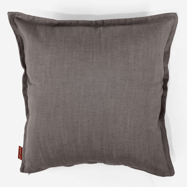Jättityynynsuojus 70 x 70cm - Pellavan Näköinen Liuskekivenharmaa 01