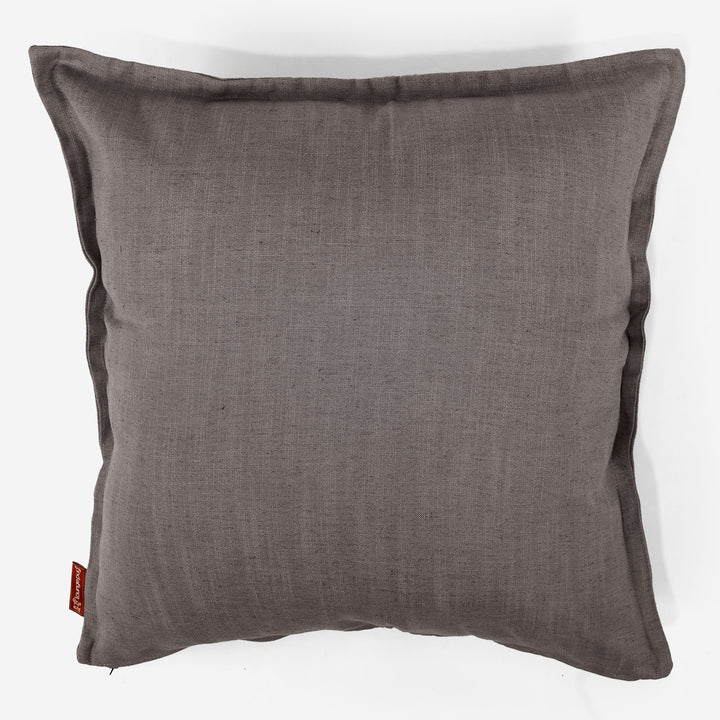 Jättityynynsuojus 70 x 70cm - Pellavan Näköinen Liuskekivenharmaa 01