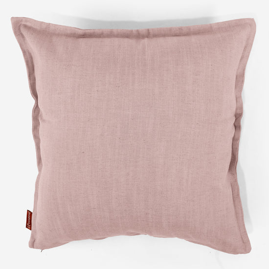 Jättityynynsuojus 70 x 70cm - Pellavan Näköinen Ruusu 01