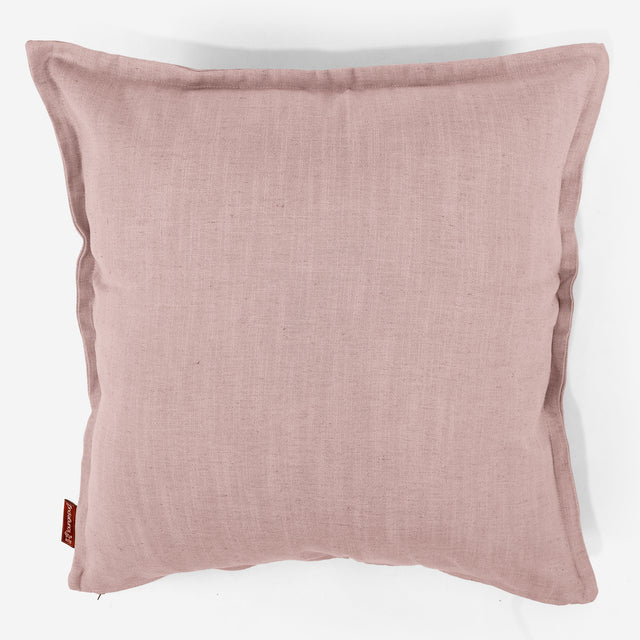 Jättityynynsuojus 70 x 70cm - Pellavan Näköinen Ruusu 01
