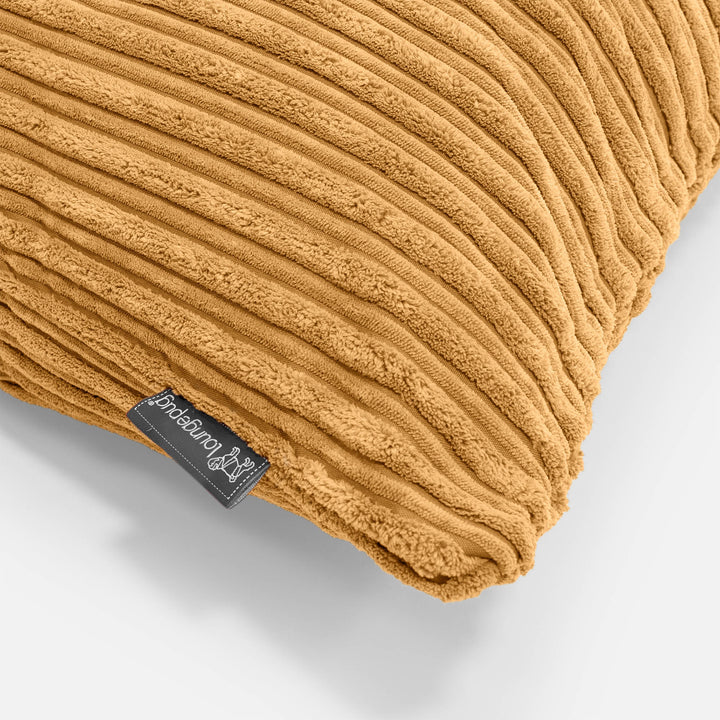 Jättityynynsuojus 70 x 70cm - Vakosametti Kultainen Hunaja 03