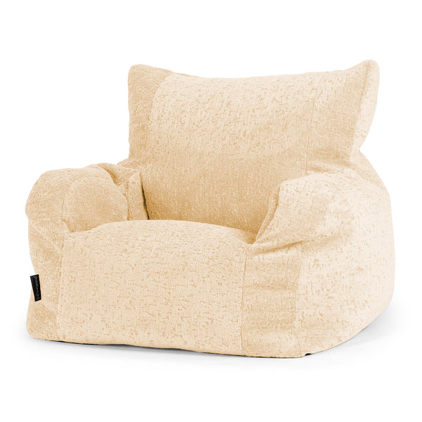 Josephine-Säkkituoli Nojatuoli - Ylellinen Chenille Norsunluu 01