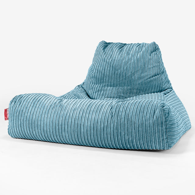 Lounge Säkkituoli Sohva - Vakosametti Turkoosi 01
