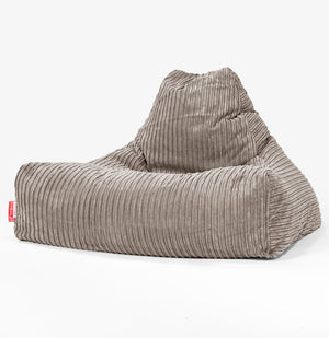 Lounge-Säkkituoli - Vakosametti Harmaabeige