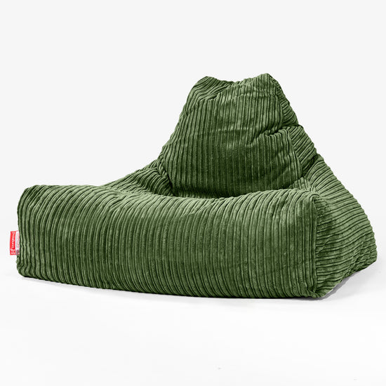 Lounge-Säkkituoli - Vakosametti Metsänvihreä 01