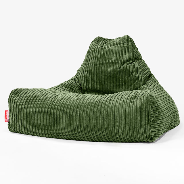Lounge-Säkkituoli - Vakosametti Metsänvihreä 01