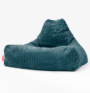 Lounge-Säkkituoli - Vakosametti Tummanturkoosi