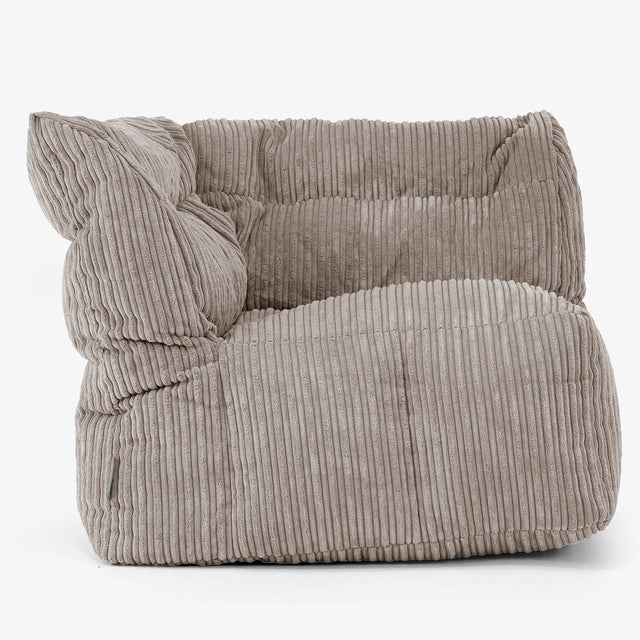 Modulisofta Säkkituoli, Oikean Kulman Osa - Vakosametti Harmaabeige 01