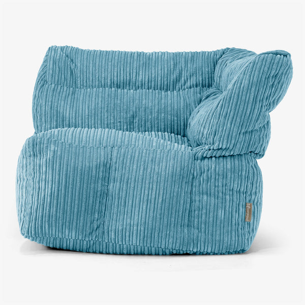 Modulisofta Säkkituoli, Vasemman Kulman Osa - Vakosametti Turkoosi 01