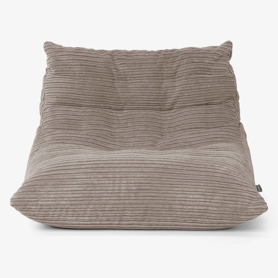 Noah Lattiasäkkituolituoli - Vakosametti Harmaabeige 01