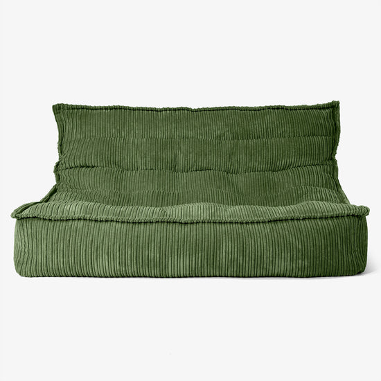 Oliver Lattiasäkkisohva - Vakosametti Metsänvihreä 01