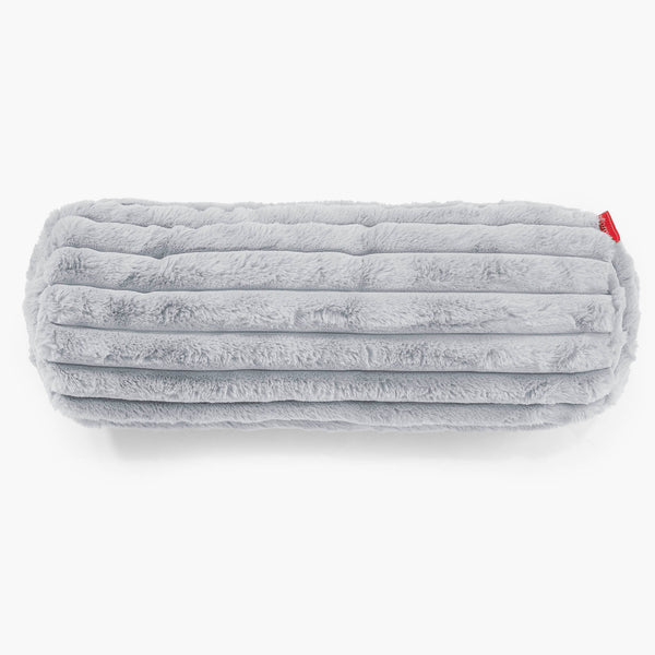 Putkityynynsuojus 20 x 55cm - Ultrapehmeä Vakosametti Ankkanmuna Sininen 01