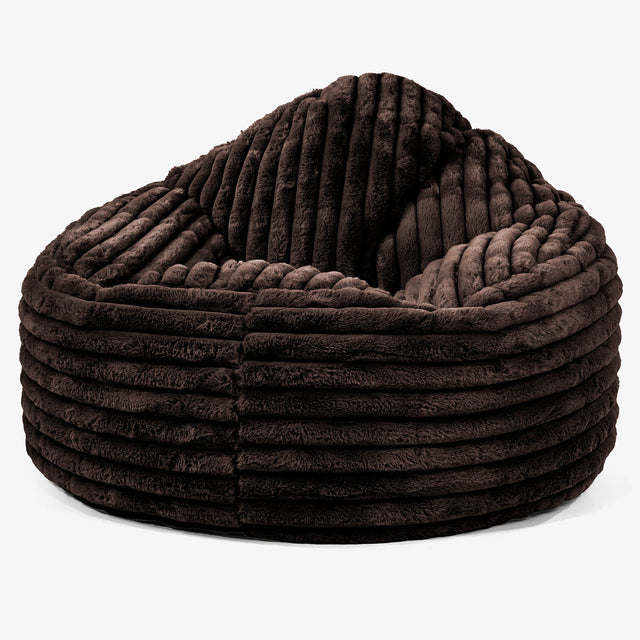 Säkkituoli Archi - Ultrapehmeä Vakosametti Sable 01