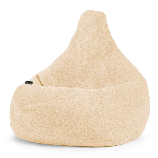 Säkkituoli Lepotuoli - Ylellinen Chenille Norsunluu 01