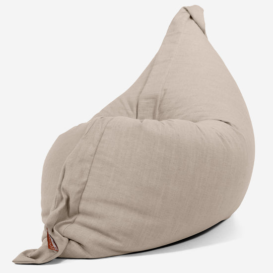 Säkkituoli XXL - Pellavan Näköinen Kerman 02