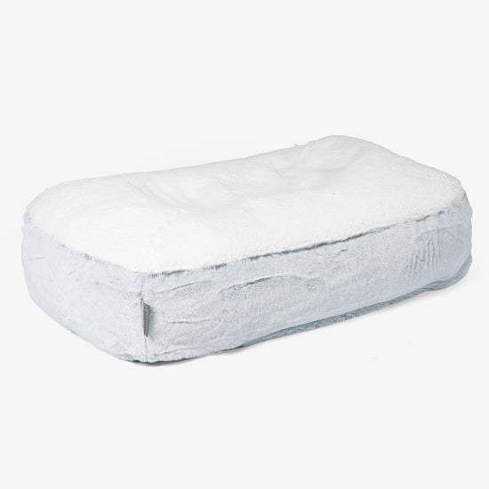 Sloucher Medium Koiranpeti - Kanitekoturkis Puuterinsininen 01