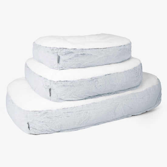 Sloucher Medium Koiranpeti - Kanitekoturkis Puuterinsininen 02