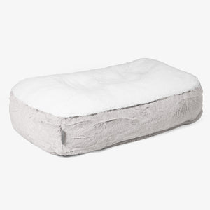 Sloucher Medium Koiranpeti - Kanitekoturkis Vaaleanharmaa