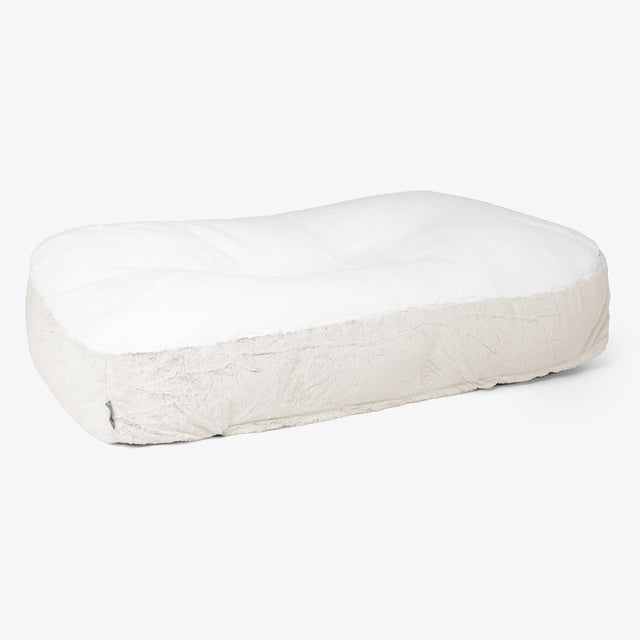 Sloucher XL Koiranpeti - Kanitekoturkis Valkoinen 01