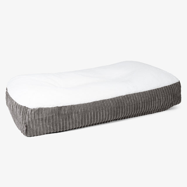 Sloucher XL Koiranpeti - Sherpa & Vakosametti Grafiitti 01