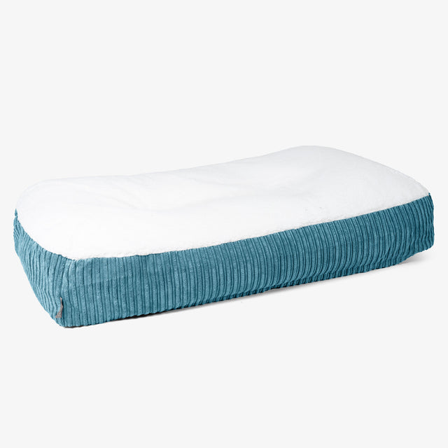 Sloucher XL Koiranpeti - Sherpa & Vakosametti Turkoosi 01