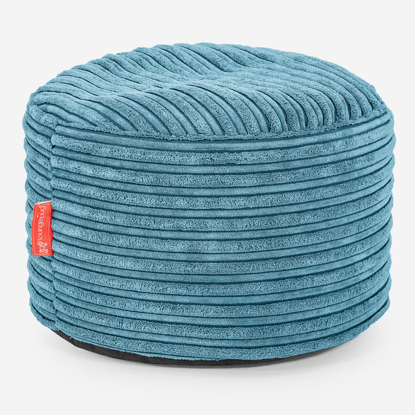 Pieni Pyöreä Rahi Jakkara Vaihtopäällinen - Vakosametti 01
