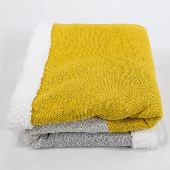 Sohvan Peite / Peitto - Neulottu Geometrinen Väritäplä Harmaa 02