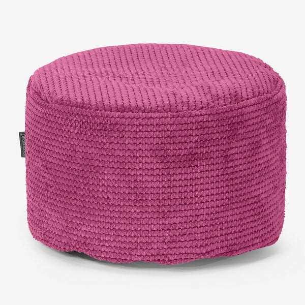 Pieni Pyöreä Rahi Jakkara - Pompula Vaaleanpunainen 01