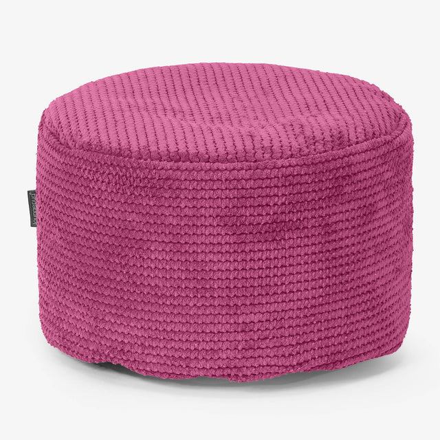 Pieni Pyöreä Rahi Jakkara - Pompula Vaaleanpunainen 01
