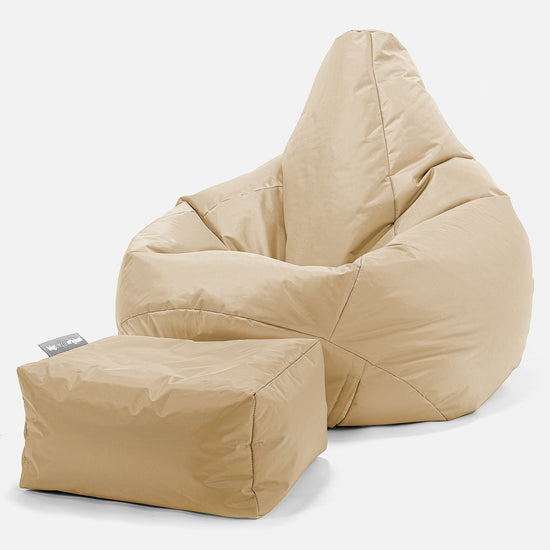 Säkkituoli Lepotuoli - SmartCanvas™ Beige 01
