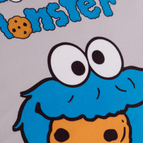 Tyynynsuojus 47 x 47cm - Keksimonsteri Harmaa Fabric Close-up Image