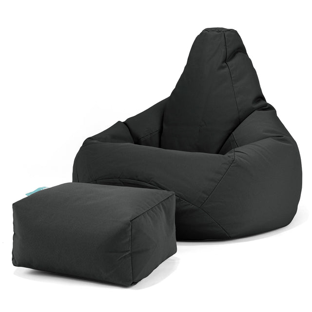 SoleiStorm™ Ultra 2000 h+ Säkkituoli Lepotuoli - Olefin Musta 01