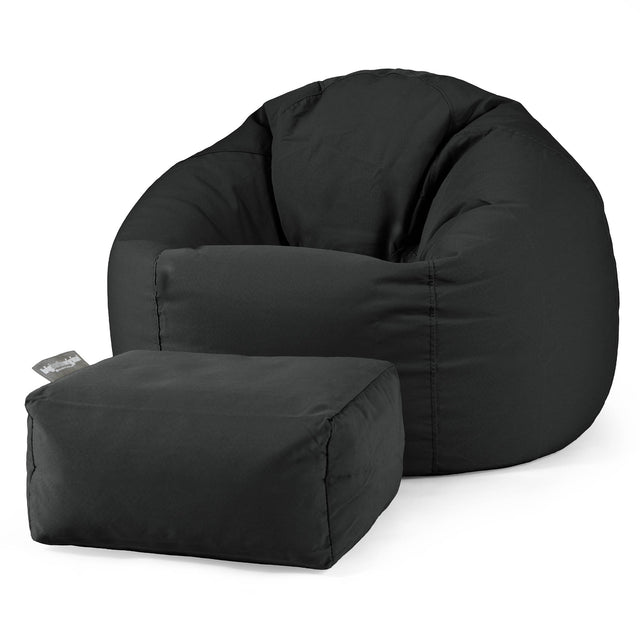 SoleiStorm™ Ultra 2000 h+ Säkkituoli Sotka - Olefin Musta 02