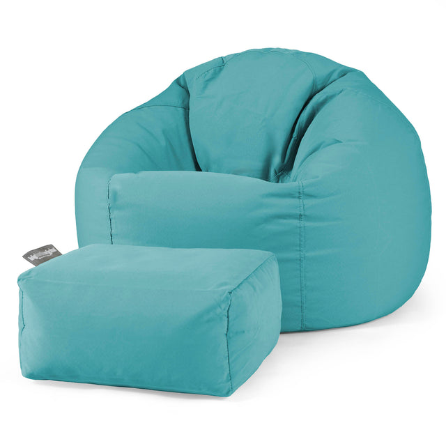 SoleiStorm™ Ultra 2000 h+ Säkkituoli Sotka - Olefin Syaani 02