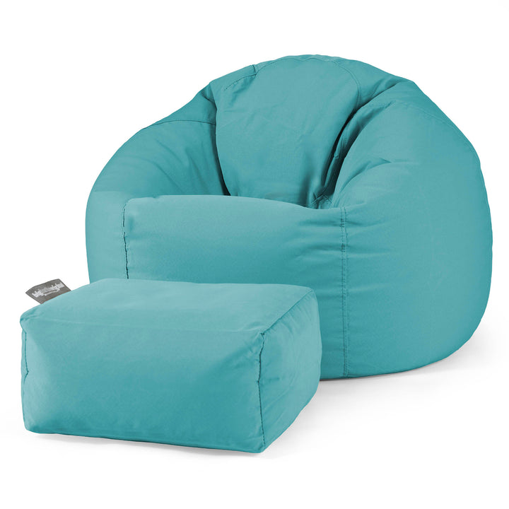 SoleiStorm™ Ultra 2000 h+ Säkkituoli Sotka - Olefin Syaani 02