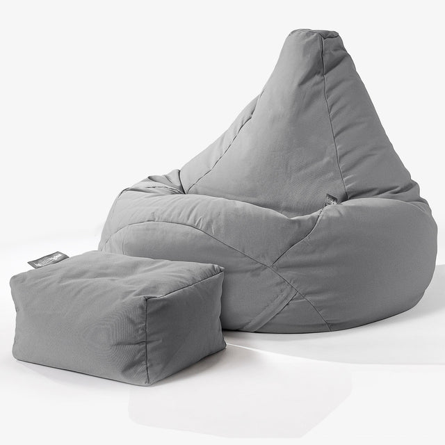 SoleiStorm™ Ultra 2000 h+ Säkkituoli Lepotuoli - Keskiharmaa 01