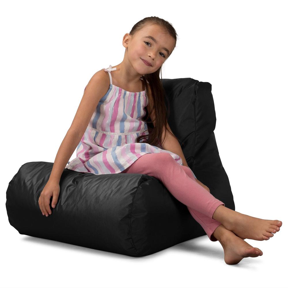 Big Bertha Original, SmartCanvas Lasten Säkkituoli Löhöilyyn, Musta