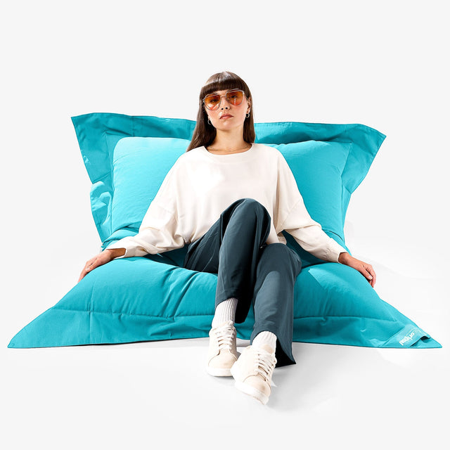 SoleiStorm™ Ultra 2000 h+ Säkkituoli XXL Ulos - Syaani 01