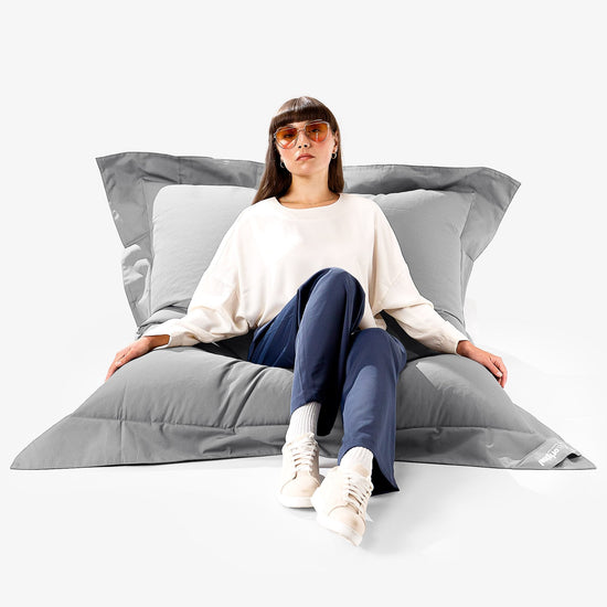 SoleiStorm™ Ultra 2000 h+ Säkkituoli XXL Ulos - Keskiharmaa 01