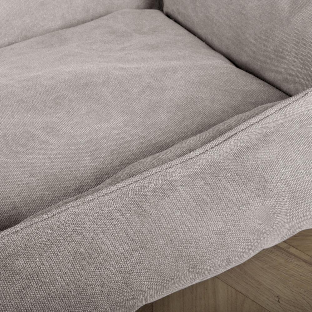 Mighty Bark, The Nest, Ortopedinen Muistivaahtotäytteinen Koiran Sänky, Kivipesty Denim-kangas Harmaa