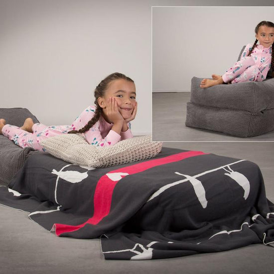 LOUNGE PUG, Avery - Futon-vuodetuoli Yksittäinen - Pompula Hiilen harmaa