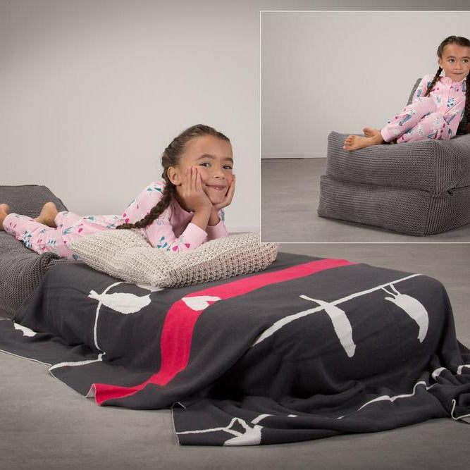 LOUNGE PUG, Avery - Futon-vuodetuoli Yksittäinen - Pompula Hiilen harmaa