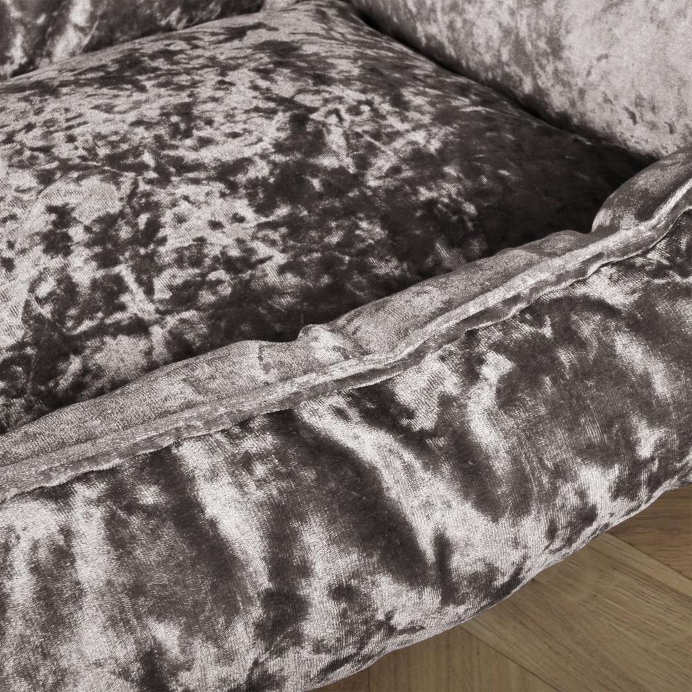 Mighty Bark, The Mattress, Ortopedinen Klassinen Muistivaahtotäytteinen Koiran Sänky, Vuosikerta-Sametti Hopea