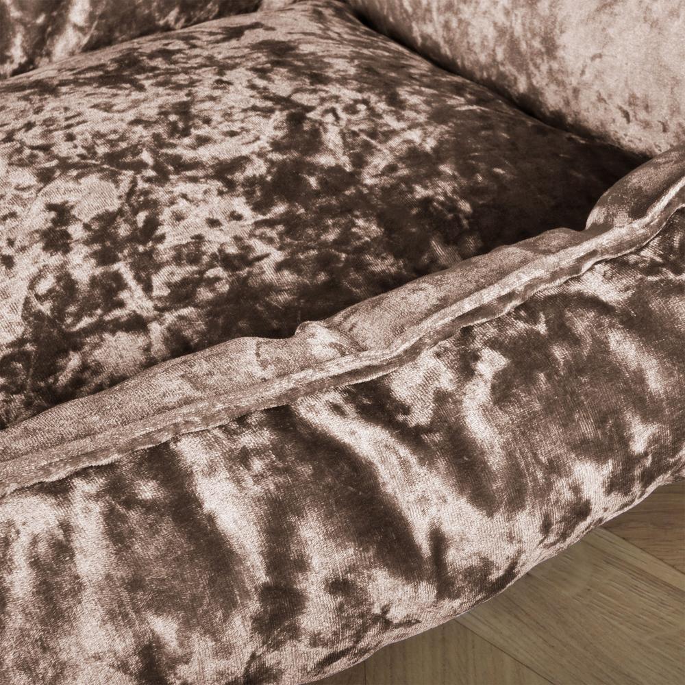 Mighty Bark, The Mattress, Ortopedinen Klassinen Muistivaahtotäytteinen Koiran Sänky, Vuosikerta-Sametti Tryffeli