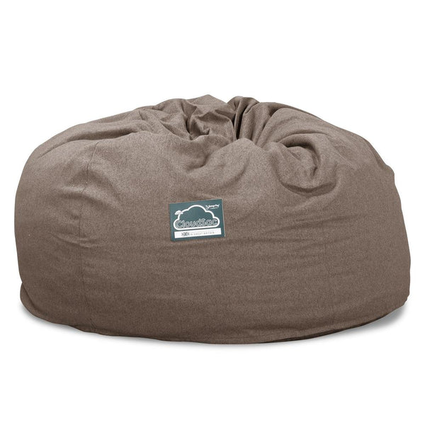 CloudSac 1010 Jättisuuri Muistivaahtotäytteinen XXL Säkkituolisohva - Interalli-villa Keksi Fabric Close-up Image